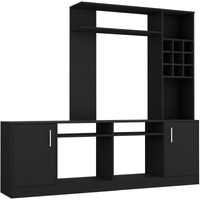 Kava Entertainment Center  -Living Room -Black