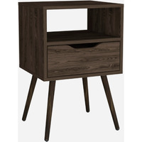 Otom Nightstand  -Bedroom -Dark Walnut
