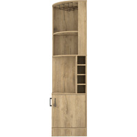 Syrah Corner Bar Cabinet -Living Room -Macadamia