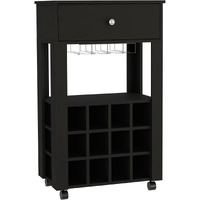 Memphis Bar Cart  -Living Room -Black