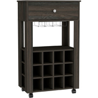 Memphis Bar Cart   -Living Room -Espresso