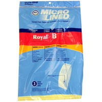 Paper Bag, DVC Royal/Dirt Devil B Microlined 3Pk