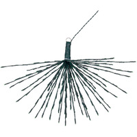 Vickerman 240Lt x 32" Green Starburst Green 5mm LED Lights.