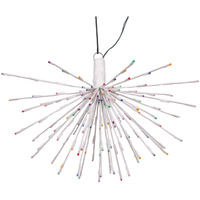 Vickerman 160Lt x 24" White Starburst Multi-Colored 5mm LED Lights.