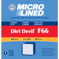 Filter, DVC Royal/Dirt Devil F66 HEPA 1Pk