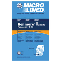 Paper Bag, DVC Kenmore 50570 Microlined 3Pk