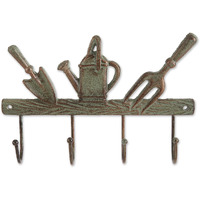 GARDEN TOOLS CAST IRON WALL HOOK