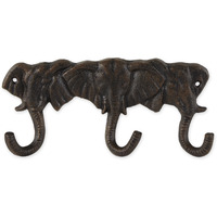 TRIPLE ELEPHANT WALL HOOK