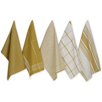 LEMONGRASS CLASSIC OVERSIZED WOVEN DISHTOWELS SET/5