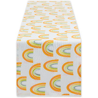 RAINBOW PRINT TABLE RUNNER 14x72