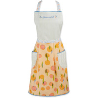 ORANGE ZEST PRINTED APRON