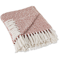 CINNAMON DOUBLE DIAMOND THROW