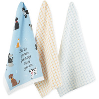 DOG PERSON DISHTOWEL SET/3