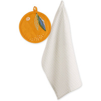ORANGE POTHOLDER GIFT SET