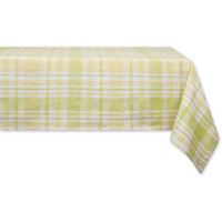 LEMON BLISS PLAID TABLECLOTH 60x104
