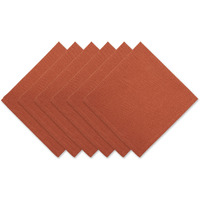 CINNAMON SOLID NAPKIN SET/6