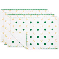 CLOVER HORSESHOE PRINTED PLACEMAT SET/4