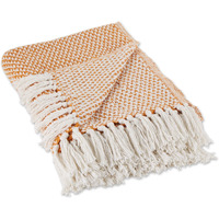 PUMPKIN SPICE WOVEN THROW