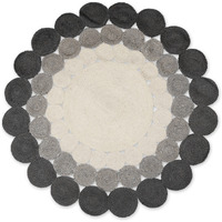 BOHEMIAN ROUND NATURAL JUTE - GRAY - 4 FT ROUND