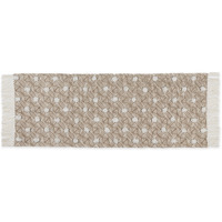 GEOMETRIC TEXTURED FRINGE - STONE - 2 FT 3 IN X 6 FT
