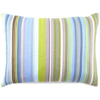 Aidan Stripe Quilts or Shams - Blue Sham