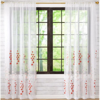 Floral Blooming Window Panel - 63" Floral Blooming Window Panels