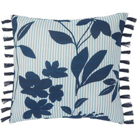 Pinstripe Floral Quilt Ensemble - Pinstripe Floral Accent Pillow