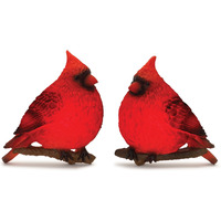 LED Cardinal Bird Wall Hanging (Set of 2)