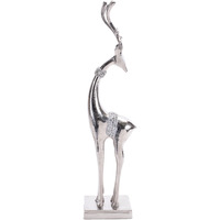 Aluminum Metal Holiday Deer (Set of 2)