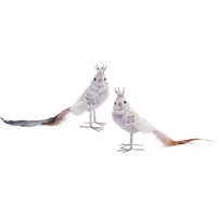 Jeweled Royal Bird Shelf Sitter (Set of 6)