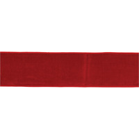 Red Nylon and Wool Wired Ribbon (Set of 2)