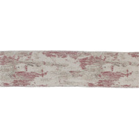 Pink and Silver Shimmer Wired Ribbon (Set of 2)