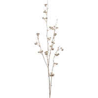 Glittered Gold Berry Twig Spray (Set of 6)