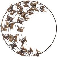 Metal Butterfly Wall Art 18"D