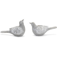 Stone Garden Bird Figurine (Set of 4)