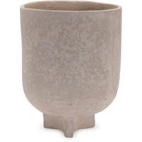 Recycled Paper Chalk Vase 7"H