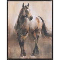 Framed Horse Canvas Art 24"H