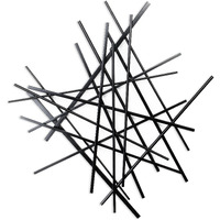 Avalon Small Abstract Wall Decor - Black