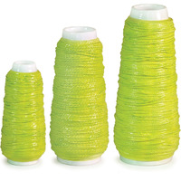 Spool Of Yarn Vase (Set of 6) 7", 9", 10.5"H Dolomite