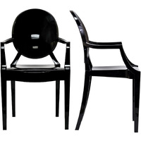 Casper Dining Armchairs Set of 2 - Black