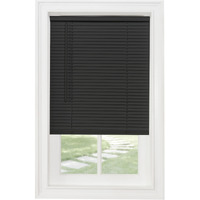 Cordless GII Morningstar 1" Light Filtering Mini Blind 34x72 - Black