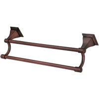 Kingston Brass BAH612318AC Monarch 18-Inch Dual Towel Bar, Antique Copper