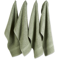 DII Solid Artichoke Waffle Terry Dishtowel (Set of 4)