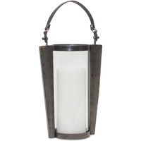Candle Holder 8.5"W x 18"H Iron/Glass