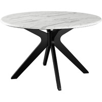 Traverse 50" Round Performance Artificial Marble Dining Table