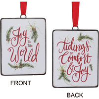 Holiday Sentiment Ornament (Set of 12)