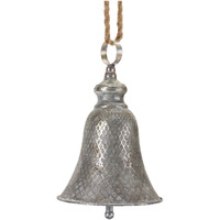 Rustic Metal Bell Ornament (Set of 2)