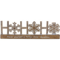 Ho Ho Ho Tabletop Sentiment Sign (Set of 2)