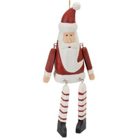 Dangle Santa Ornament (Set of 6)