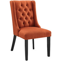 Baronet Button Tufted Fabric Dining Chair